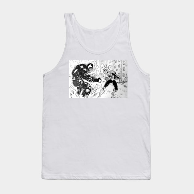 Spider vs Ven Tank Top by BarnesComicArt